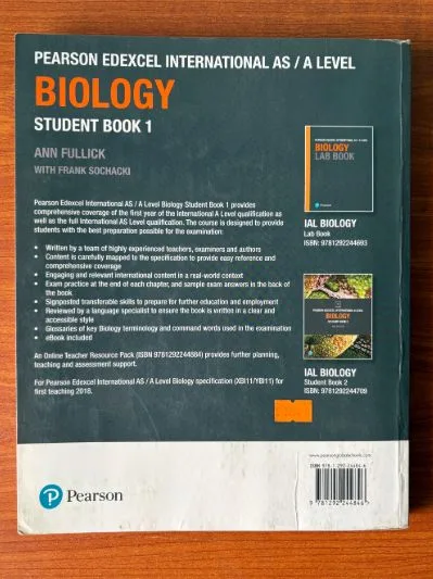 Pearson Edexcel International AS Level Biology Student Book
