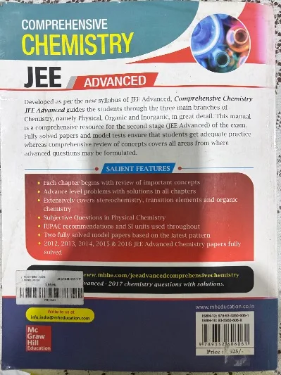 Comprehensive Chemistry - JEE ADVANCED