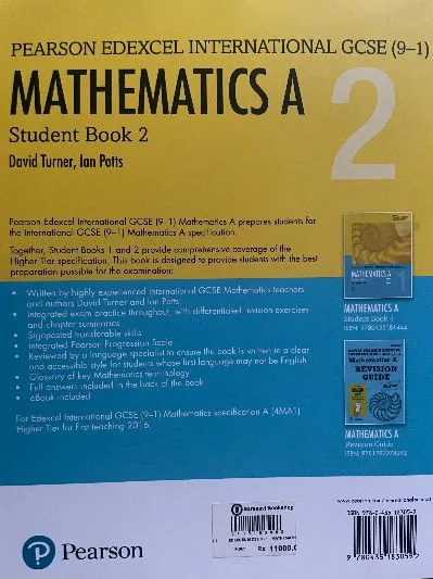 Edexcel International GCSE (9-1) Mathematics A Student Book 2: Mathematics A Book 2
