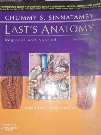 Last's anatomy: Regional and Applied